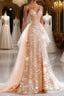A-Line Prom Dress Sparkle & Shine Dress Wedding Guest Sweet 16 Floor Length Sleeveless Sweetheart Tulle with Sequin Masquerade Dress
