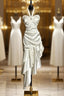 Retro Mermaid Halter Satin High Low Evening Dress Prom Dress