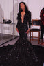 Princess Black Girl Long Prom Dress Mermaid Dress