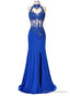 Sexy Backless Women Party Dress Evening Long Sequin Mermaid Prom Dresses