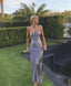 Sexy Prom Dress Sheath Long Evening Dress Spaghetti Straps Long Prom Dress