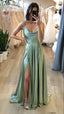 Sheath Long Prom Dress Mint Green Evening Dress Formal Gown
