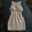 Short Beaded Homecoming Dress