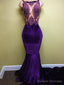 Sleeveless Bateau Sweep/Brush Train With Applique Velvet Dresses