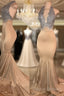 Sleeveless Mermaid Lace Halter Prom Dress