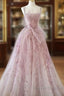 Spaghetti Straps Backless Formal Prom Dress For Wedding Party