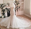 Strapless Mermaid Wedding Dresses,Custom Made Bridal Dress