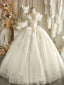Sweetheart Ball Gown Wedding Dresses Appliques Flowers Vintage Lace Bride Gowns Prom Dress