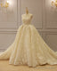 Sweetheart Corset Wedding Dress 3D Lace Embroidery