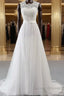 Sweetheart Lace Up Sleeveless Long Wedding Dress