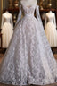 Timeless Ball Gown Off The Shoulder White Lace Long Wedding Dress Bridal Dress
