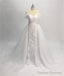 Trumpet/Mermaid Lace Off-The-Shoulder Tulle Wedding Dresses