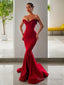 Trumpet/Mermaid Sweetheart Sweep Train Stretch Crepe Prom Dresses