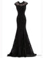 Unique Appliques Beading Trumpet/Mermaid Mother of the Bride Dress
