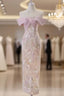 Vintage A Line Strapless Party Dress Pink Prom Dress