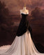 Vintage Ball Gown Spaghetti Straps Black Long Prom Dress 1950S Retro Evening Dress