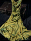 Vintage Sheath Spaghetti Straps Green Ankle Length Prom Dresses Birthday Outfits