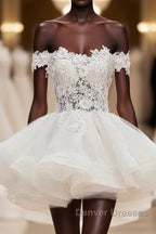 Mini Tulle Lace Short Prom Dress, Homecoming Dress