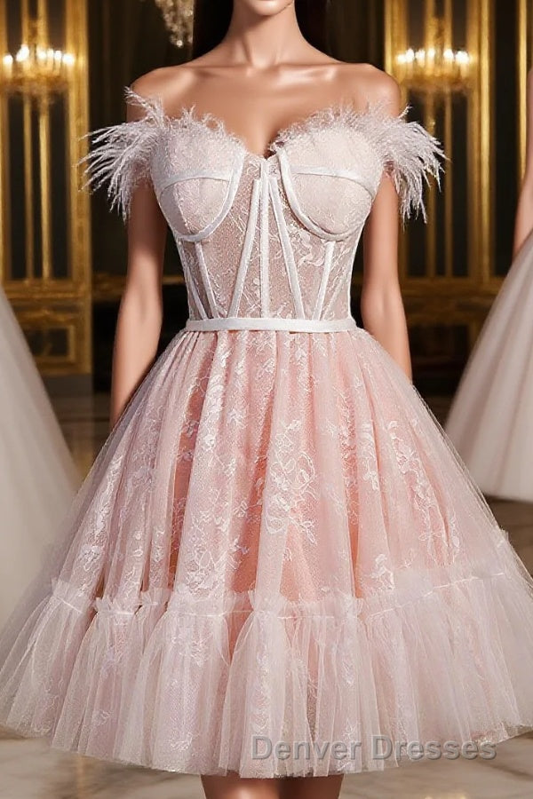 Cute Strapless Black Tulle Short Homecoming Dress