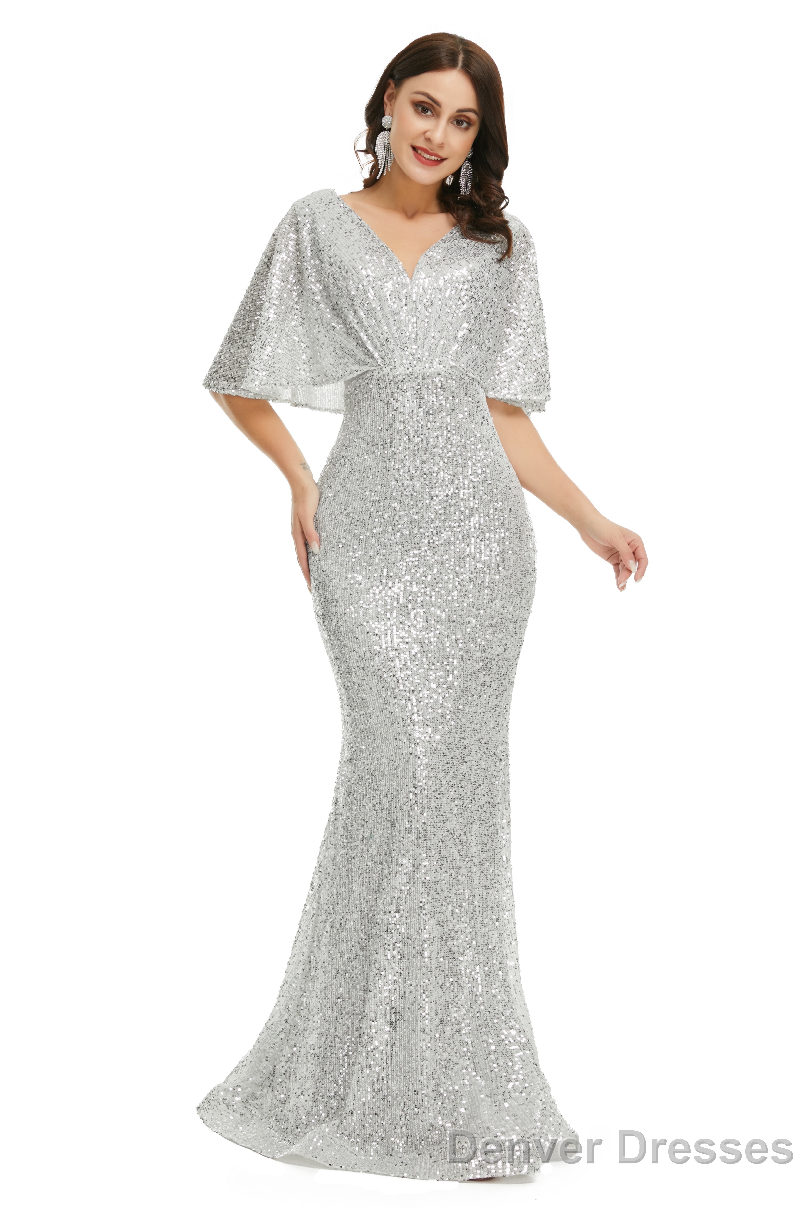 Long Prom Dresses 2025 V Neck Prom Dress Floor Length Gowns Formal Dresses