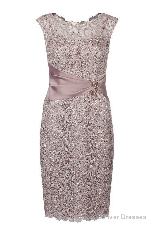 Sparkly Short Mother of the Bride Dress