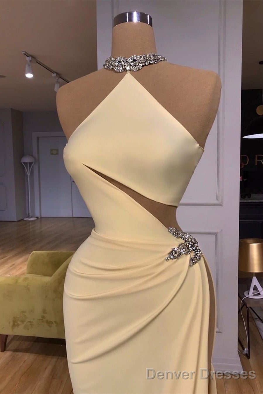 Glamorous Sleeveless Long Prom Dress On Sale Secondary image