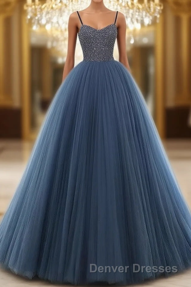 Beading Ball Gown Long Prom Dress,Popular Evening Dress,Fashion Winter Formal Dress Main image