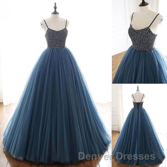 Beading Ball Gown Long Prom Dress,Popular Evening Dress,Fashion Winter Formal Dress Secondary image