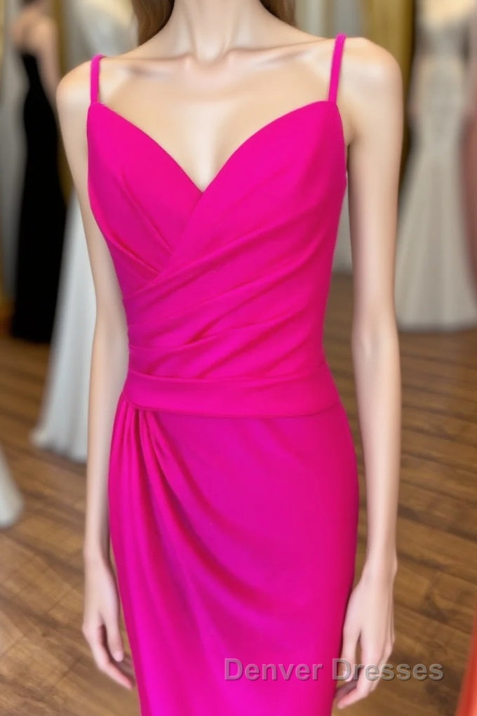 Orange Surplice Neck Backless Long Formal Dress Main image