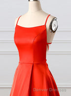 A-Line Prom Dress Side Split Evening Dress