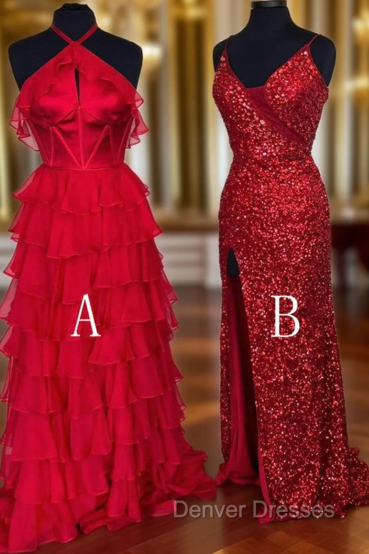 2025 New Style Red Long Prom Dress Main image