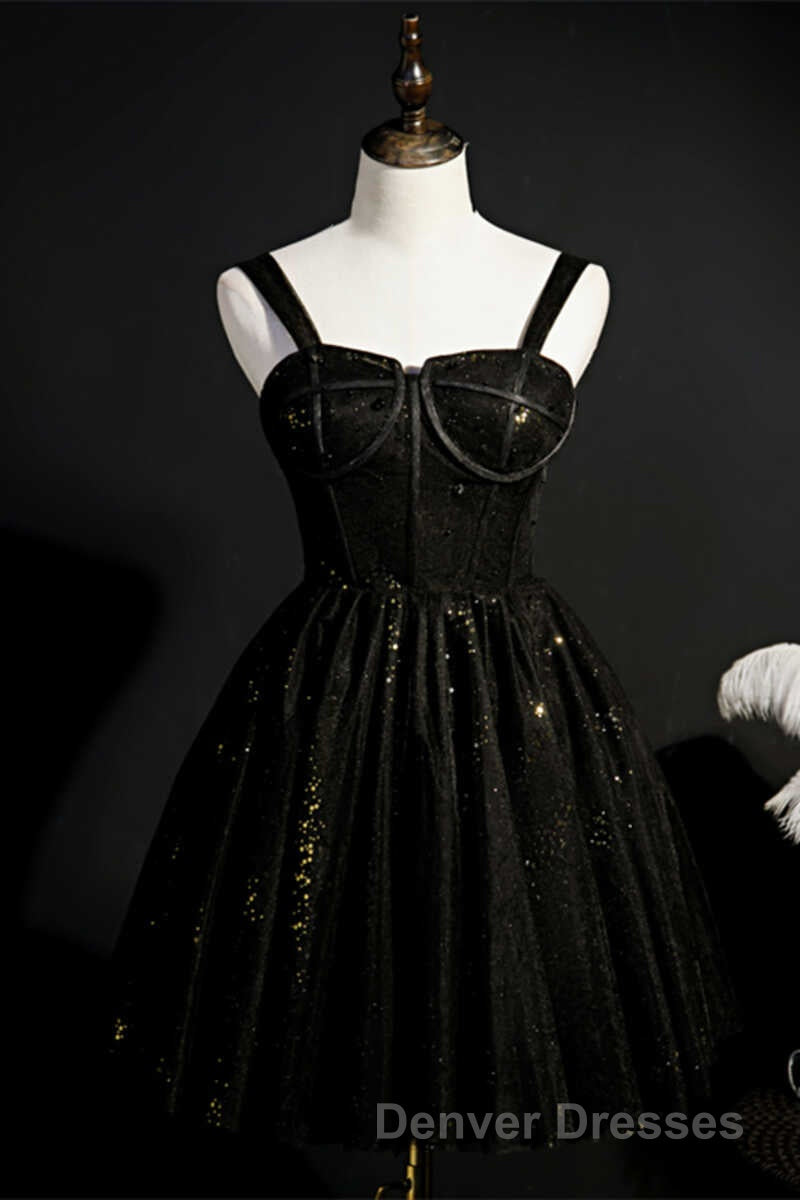 Red Sequins Straps A-Line Short Homecoming Dress Secondary image