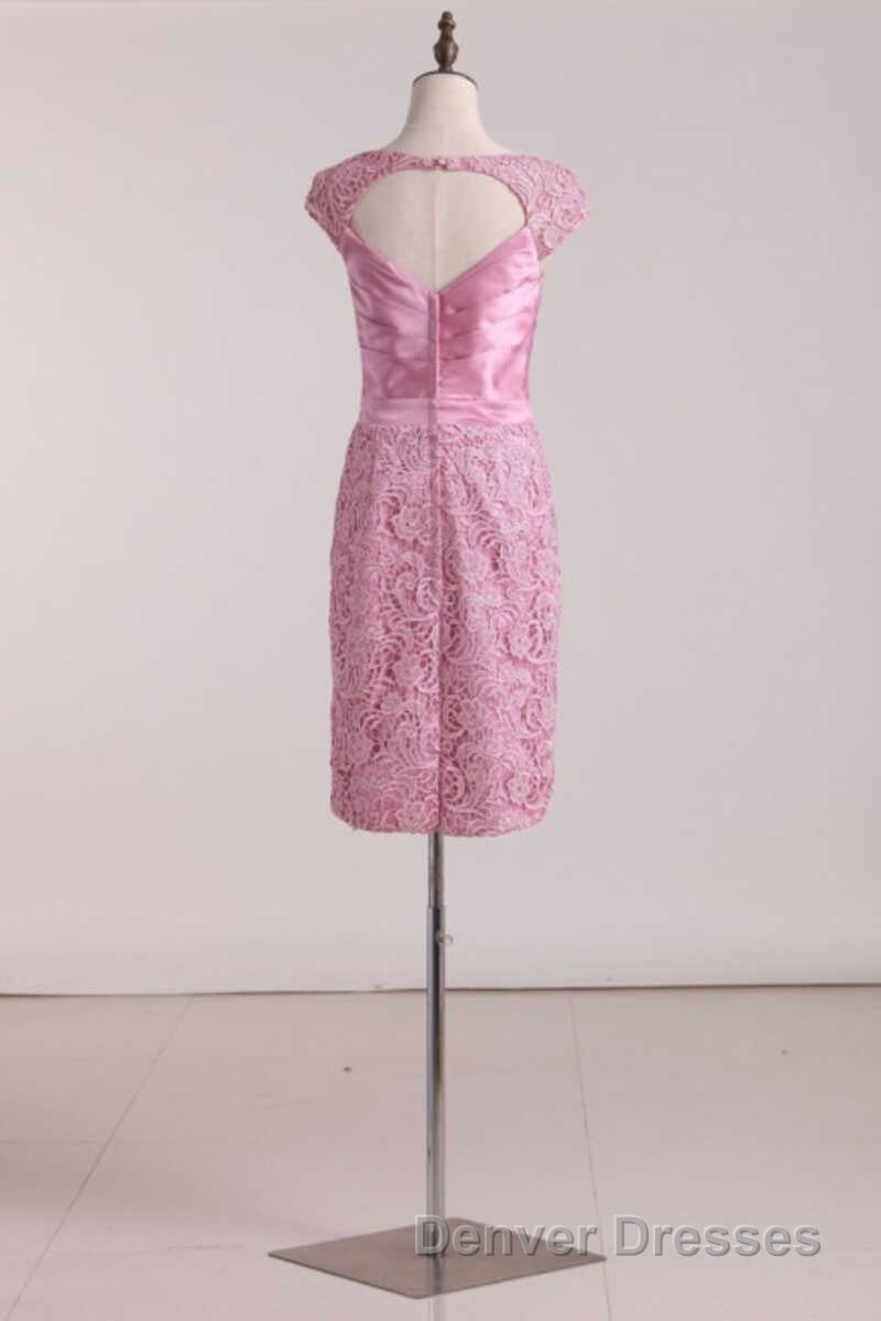 Two-Piece Pink Backless Mother of the Bride Dress Secondary image
