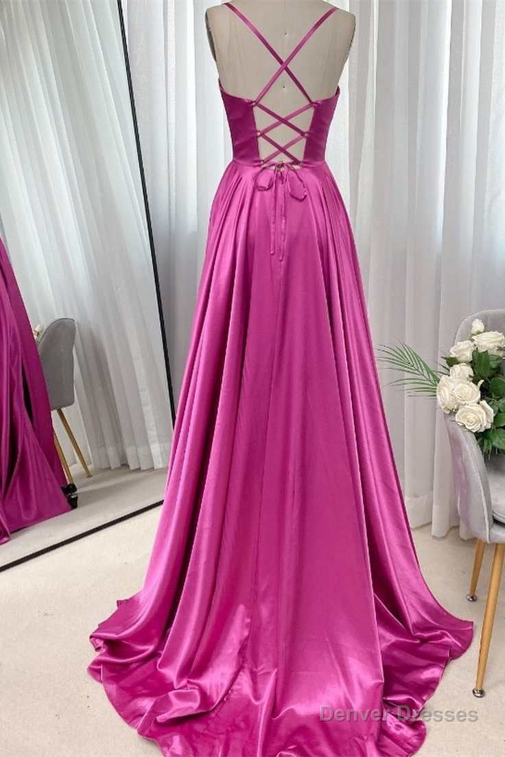 Barbie Pink Cowl Neck Lace-Up A-Line Prom Dress Secondary image