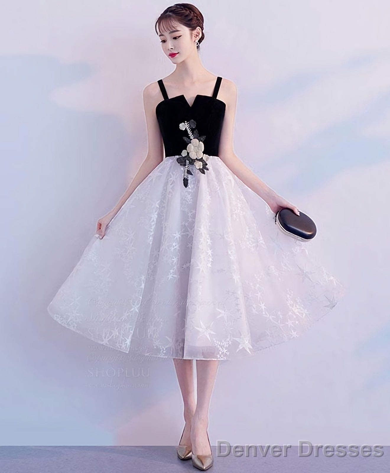 Cute Tulle Lace Short Prom Dress Tulle Homecoming Dress