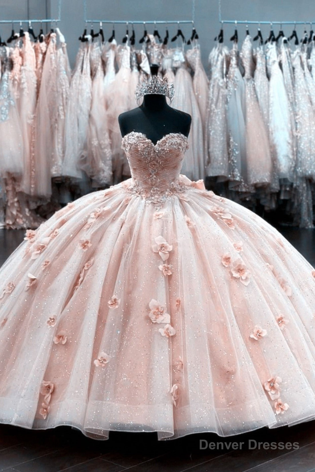 Light Pink Ball Gown Dress For 15th Birthday Main image