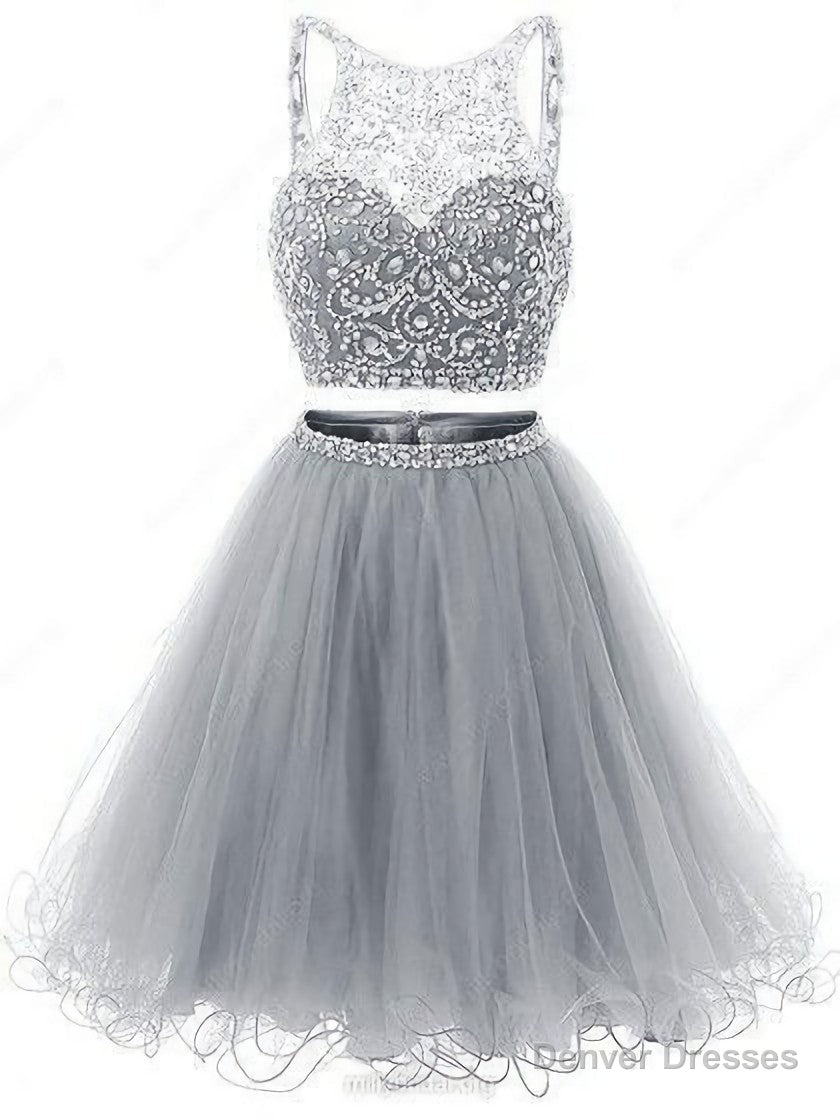 2 Piece Homecoming Dresses, Sparkle Sweet 16 Dress, Homecoming Dress