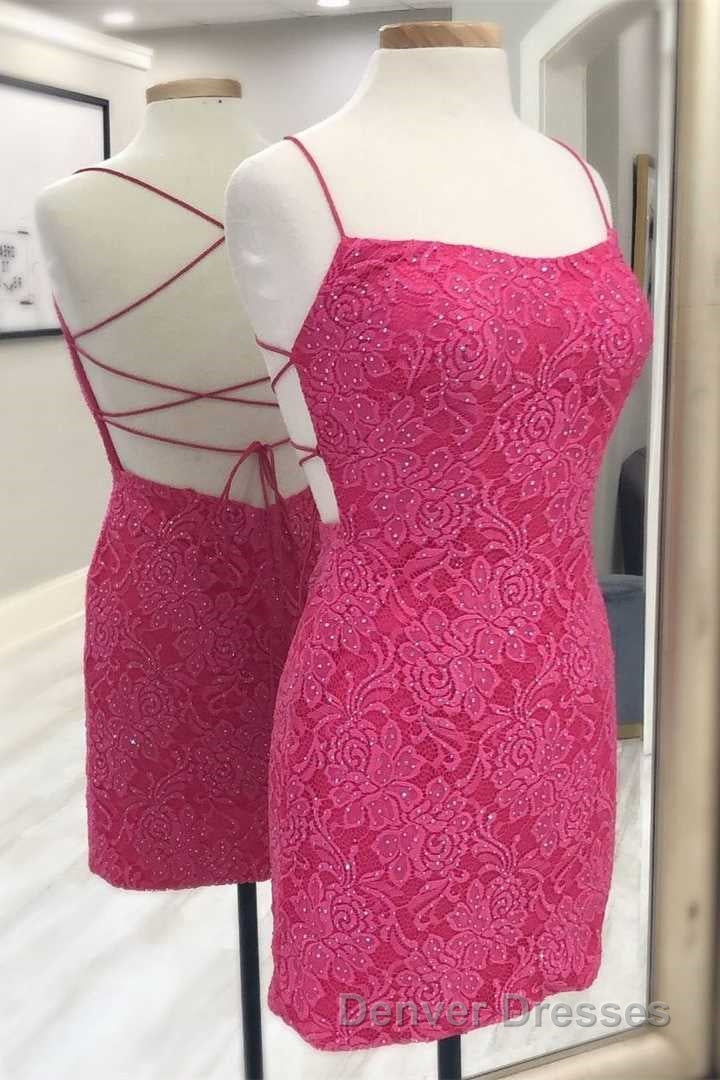 Lilac Lace Tight Mini Party Dress Main image