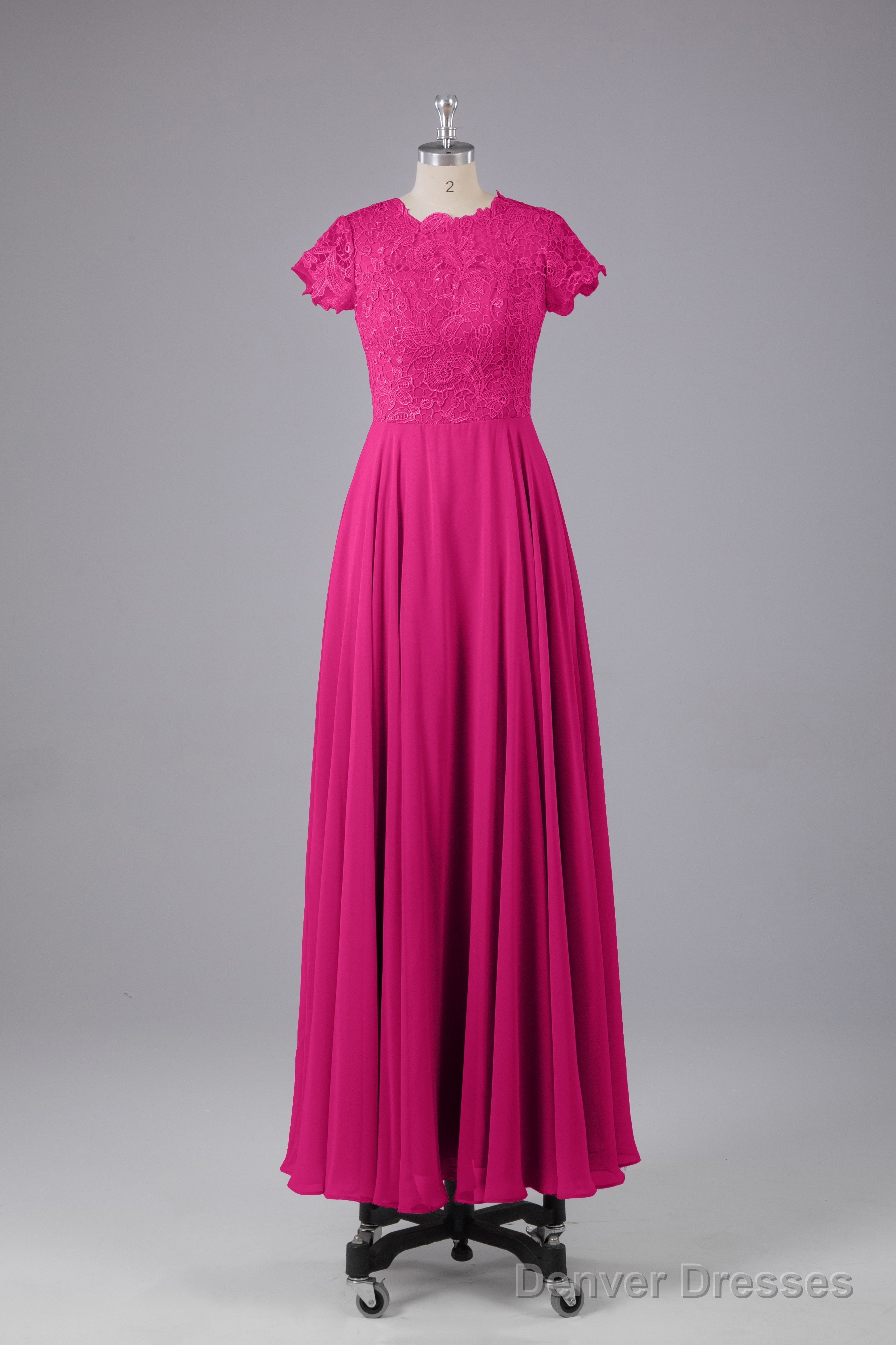 Beautiful A-Line Cap Sleeves Long Bridesmaid Dresses With Pockets