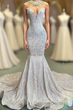 Glamorous Sequins Mermaid Long Evening Prom Dress Online