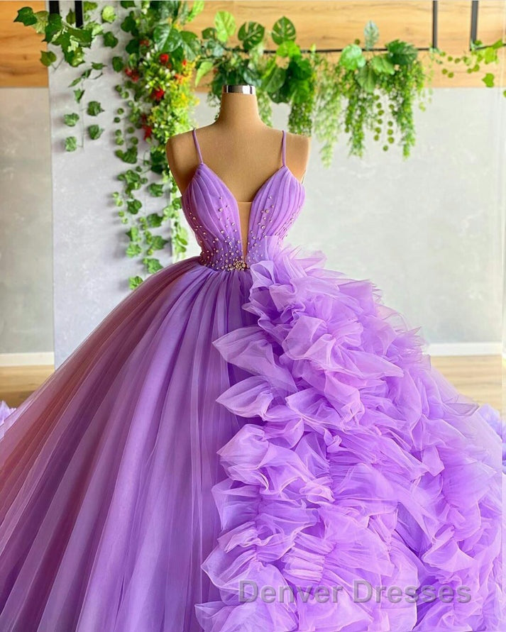 Unique prom Dress evening gowns Wedding Dress with Train prom Dress Secondary image