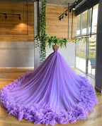 Unique prom Dress evening gowns Wedding Dress with Train prom Dress