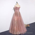 Lovely Tight A-line Lace Up Blue Prom Dress For Girls Party Dress