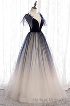 Elegant Backless Lace Up Long Charming Princess Prom Dress For Girls