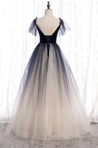 Elegant Backless Lace Up Long Charming Princess Prom Dress For Girls