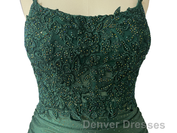 Spaghetti Straps Open Back Short Homecoming Dress