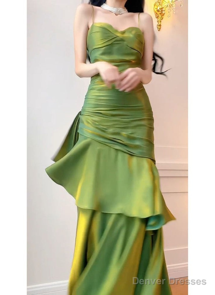 Modest Straps Sweetheart Long Evening Dress Party Dress Formal Dress Prom Dresses Main image