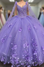 Princess Lilac Quinceanera Dress