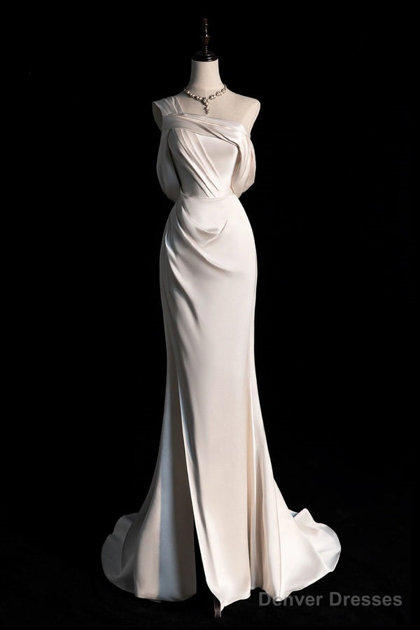 Simple  Prom Dresses, Mermaid Wedding Dress Main image