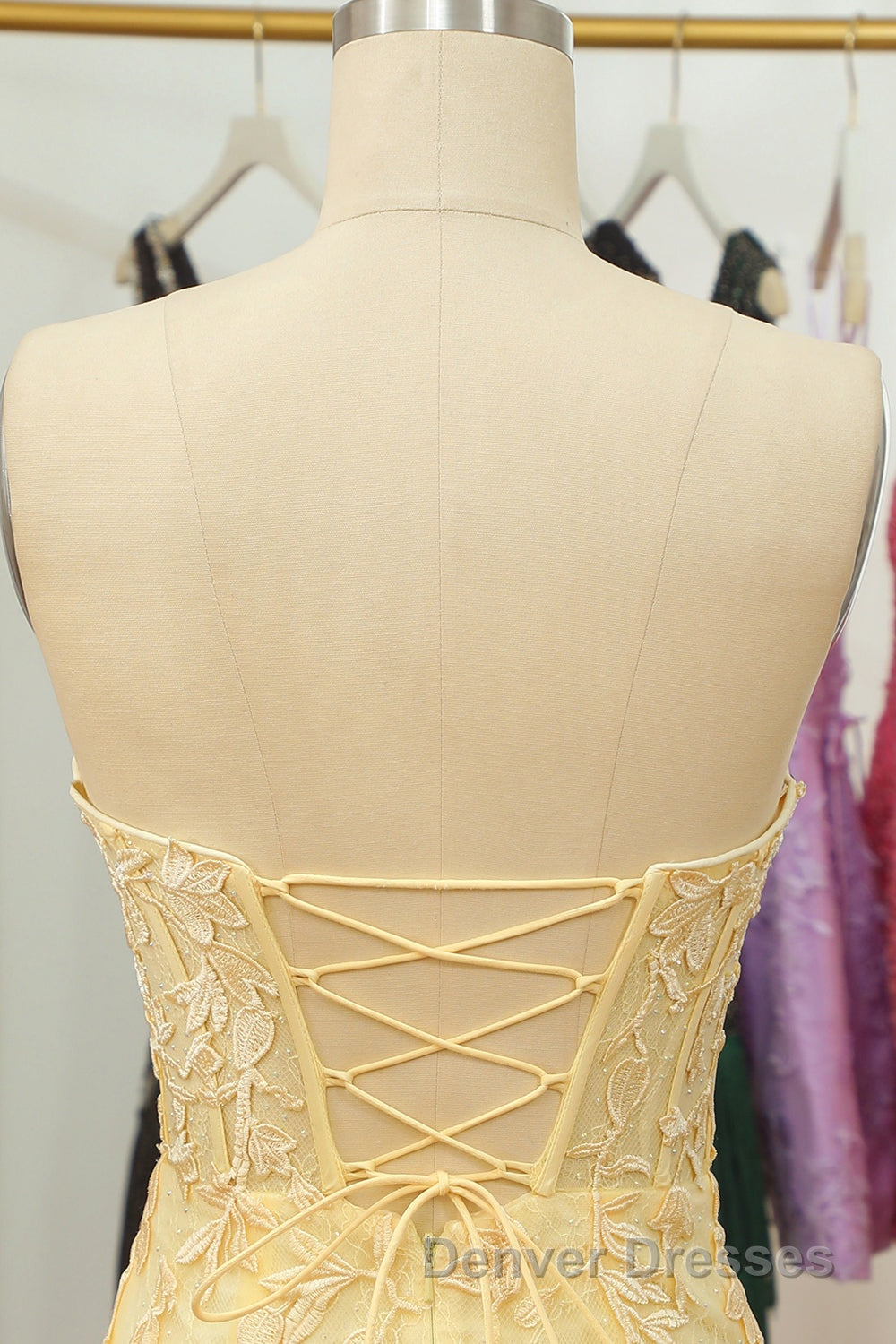 Purple Lace Tight Short Hoco Dress